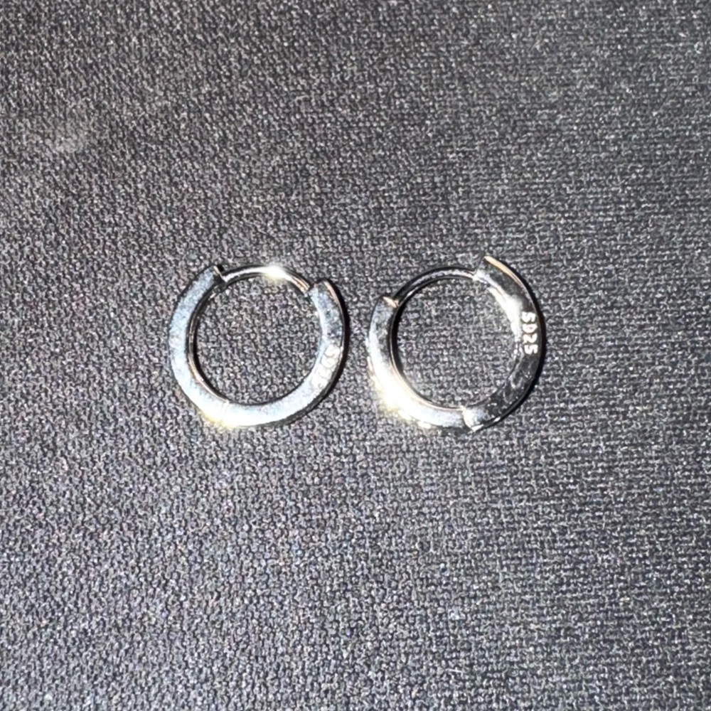 Silver Hoop Earrings